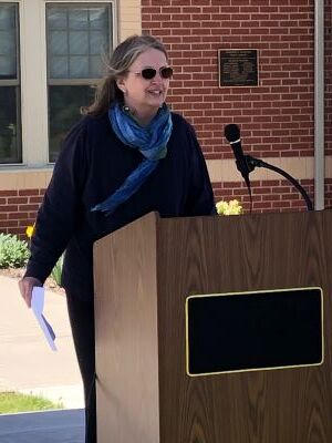 Poet Laureate Inauguration_Mary Paige Lang-Clouse speaking 5_1_21