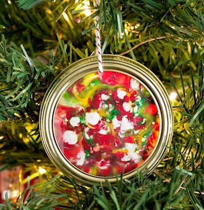 Melted Crayon Ornaments