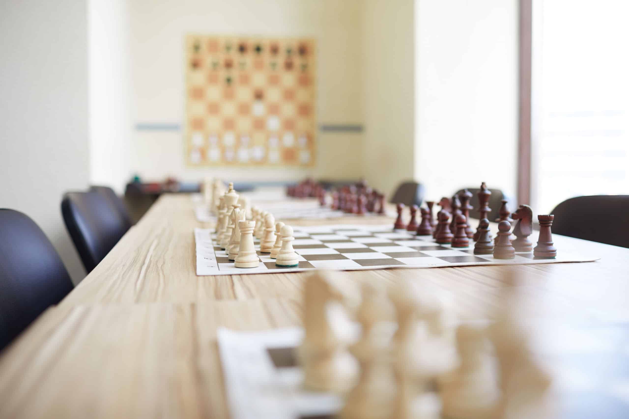 Table in chess class