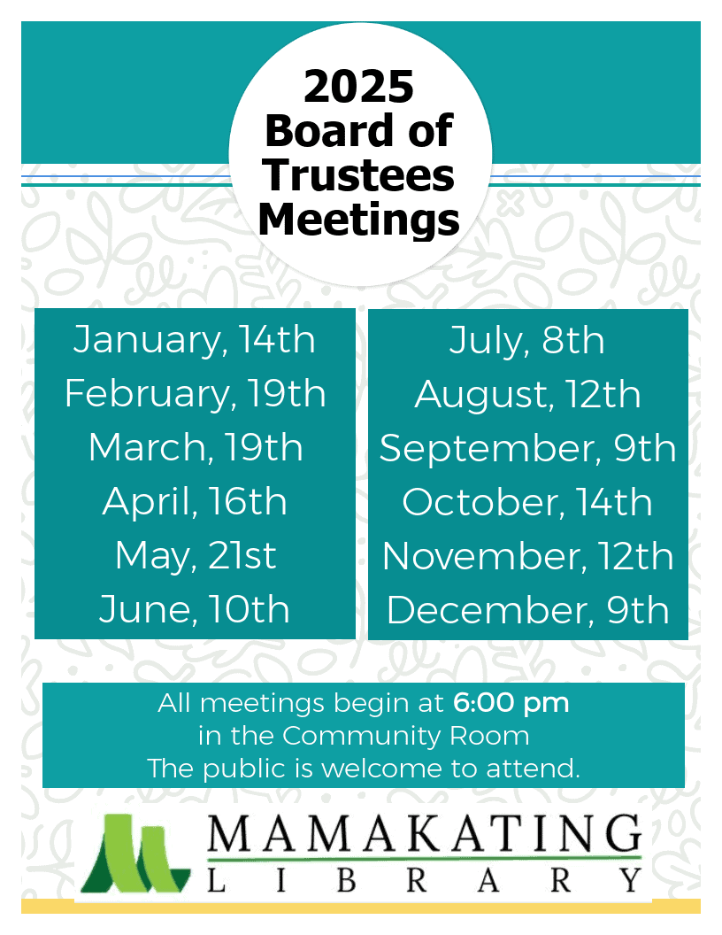 Updated Board Meetings